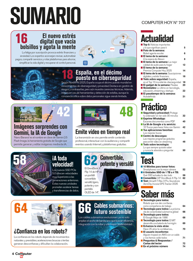 COMPUTER HOY Nº 707