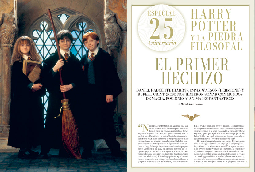 * Cinemanía Nº 373 Portada 25 años  Harry Potter