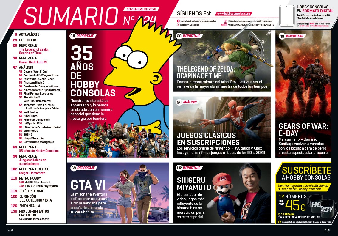 HOBBY CONSOLAS Nº 424 35º ANIVERSARIO